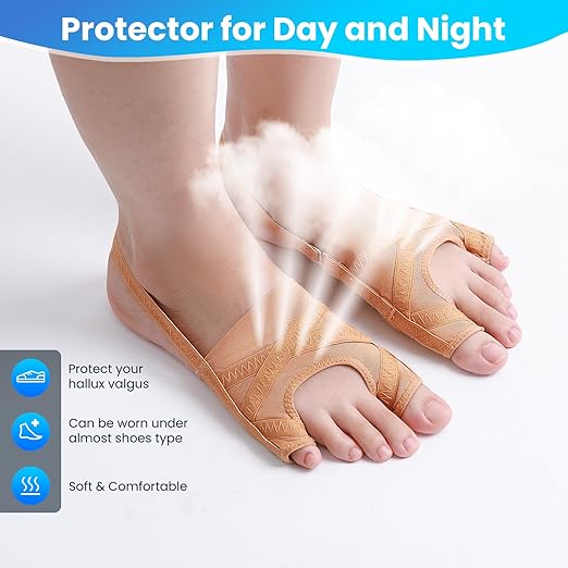 Bunion Corrector for Women and Men,Union Relief Protector Guards for the Thumb and Little Toe,Toe Corrector for Left and Right Foots, 1 Pair(S)