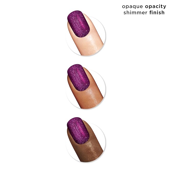 Sally Hansen Insta-Dri Nail Polish | Quick Dry, Long Lasting, Streak-Free Shine | Opaque, Shimmery | 66 The Queens Velvet | Deep Royal Purple Nail Color