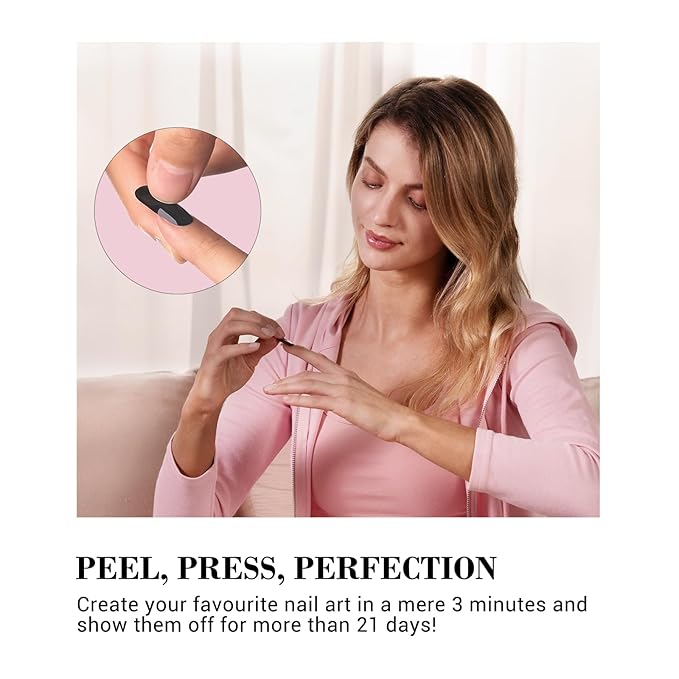 MelodySusie 30PCS Semi Cured Gel Nail Strips (V Shaped Yellow French Tips), Works with Nail lamp, Salon Quality, Long Lasting, Easy to Apply, Includes 2 Prep Pads, Nail File and Wooden Stick