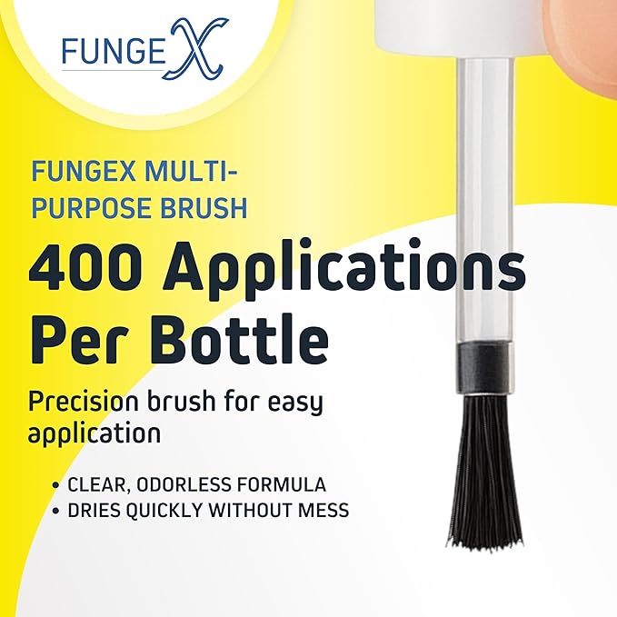 Multi Purpose Nail Repair Brush - Finger & Toenails - Reduces Discoloration & Normalizes Nail Thickness