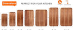 Acacia Wood Serving Tray Decor Small Cheese Charcuterie Boards Wooden Plate | - Image 4