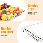 Clear Plastic Serving Tray - Image 3