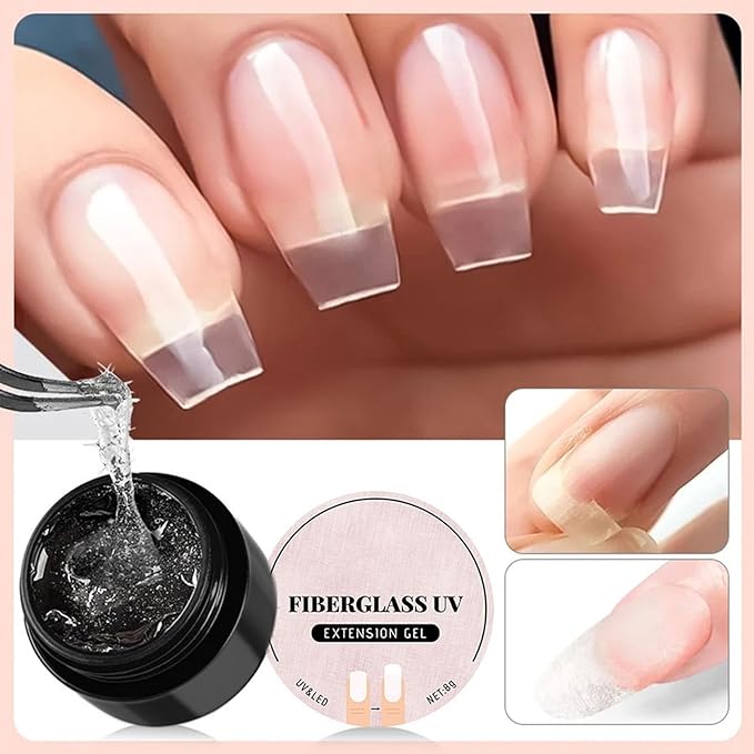 NovaCharm Nail Repair Glue for Damaged Nails, Strong Nail Strengthener for Thin and Split Natural Nails, Instant Cracked Nail Nails Repair Gel - Long Lasting and Easy for Beginners Daily Care