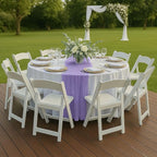 10FT Lilac Purple Cheesecloth Table Runner 120 Inch Rustic Boho Gauze Cheese - Image 5