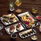 Wagensteiger SUS304 Stainless Steel Serving Platters, Rectangle Metal Dinner - Image 5