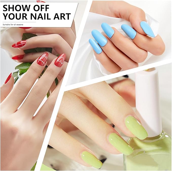 DANNEASY 16 Sheets Nail Polish Strips for Women Girl Marble&Fluorescence Nail Polish Stickers Full Nail Wraps Gel Nail Strips Self Adhesive Manicure Design Sticker Nails with File, Cuticle Stick
