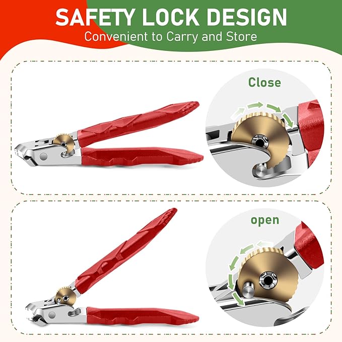 2025 Christmas Stocking Stuffers, Toenail Clippers for Thick Toenails, Wide Jaw Opening Nail Clippers, Heavy Duty Ingrown Toenail Clippers Nail Cutters, Ultra Sharp Slanted Nail Clippers, Red & Green