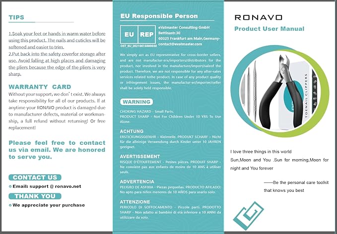Toenail Clippers for Thick Nails for Seniors - Heavy Duty Toe Nail Clippers Kit with Long Handle for Men & Elderly with Inflexible Joints, Professional Nail Clippers Kit for Thickened Toenails (Red)