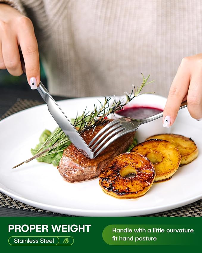 PHILIPALA 45 Piece Silverware Set - Image 4