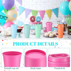 Honeydak 45 Pack 16 oz Reusable Coffee Cups - Image 2