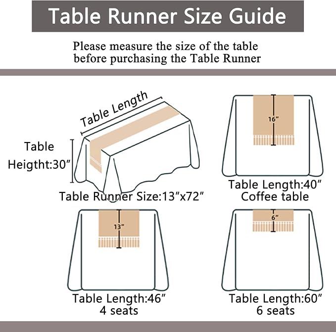 Blue Table Runner 36 Inches Long - Image 5