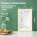 FOCUSLINE 8 PCS Plastic Serving Trays - Image 4