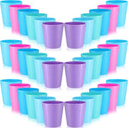 Eccliy 36 Pcs Kids Cups Bulk, 8 oz Plastic Toddler Drinking Cups Unbreakable by Eccliy