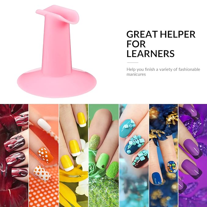 ARTIBETTER 3pcs Plastic Nail Art Finger Rest Stand Toe Separators for Painting Salon Diy Finger