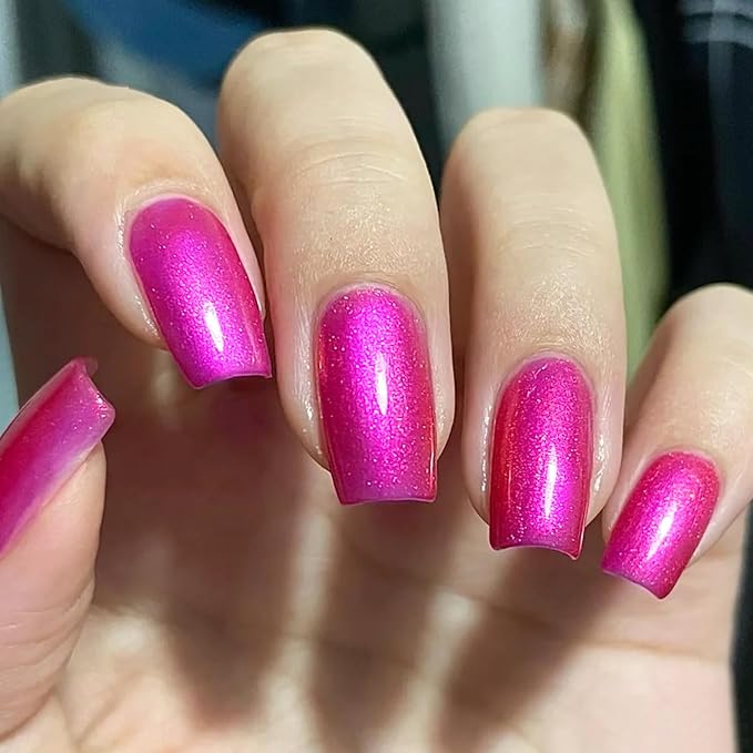 Major Dijit Quick Dry Nail Polish 12ml/0.41fl oz Vibrant Magenta Regular Lacquer Fast Drying & Long Lasting Art Effect for Salon