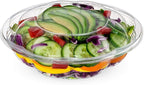 GUSTO [18 oz. - 50 Count Clear Plastic Salad Bowls - Perfect by GUSTO