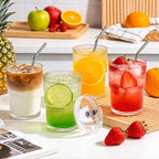 6 Pack 13oz Ribbed Glass Tumbler - Image 6