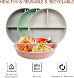 9 Inch 4PCS Divided Plates - Image 4