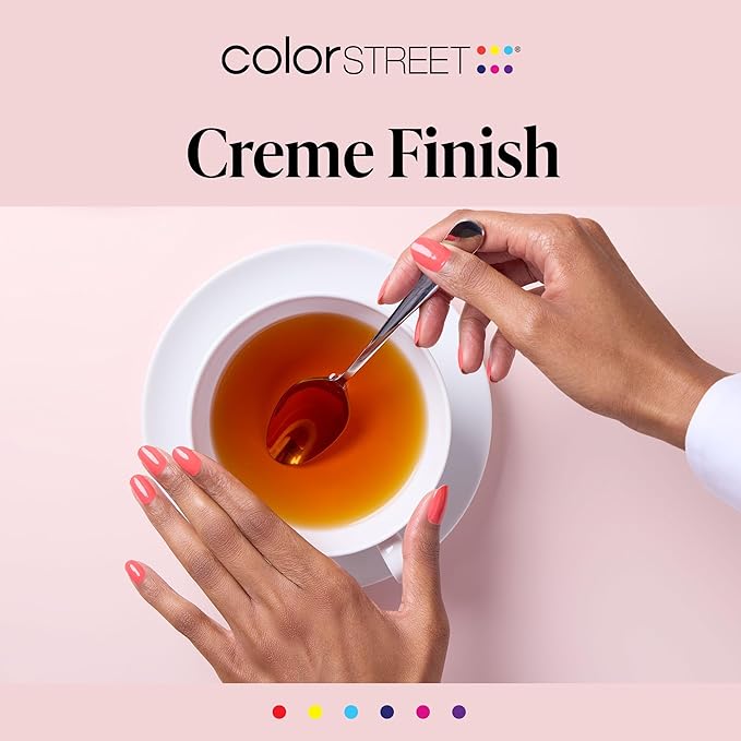 Color Street Peach Tea Nail Strips