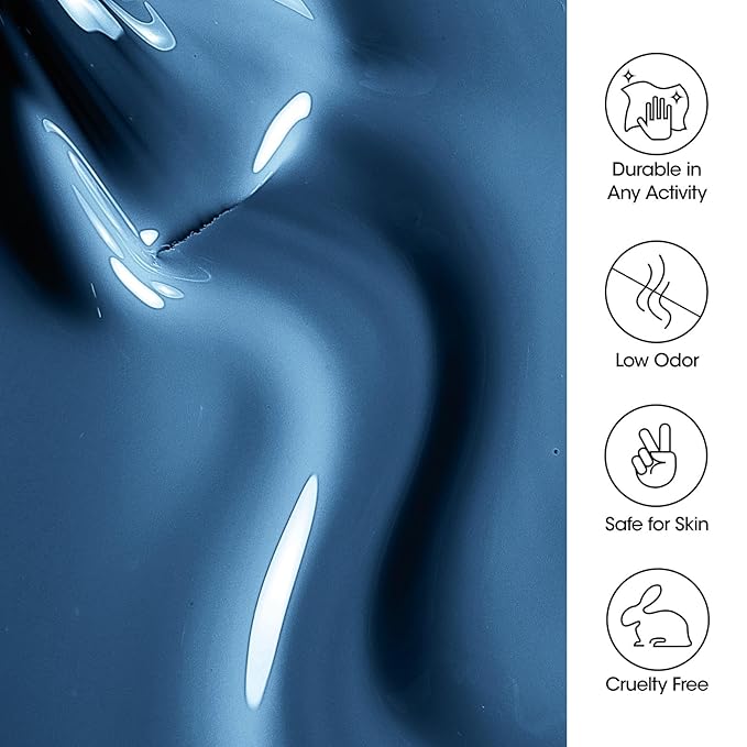 Gellen Gel Nail Polish, 18ml Haze Blue Dark UV LED Soak Off Polish for Nail Art DIY Manicure - Home Salon Gifts for Women Girls