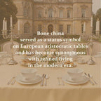 24Pc Bone China Dinnerware Set & 40Pc Flatware Combo Set - Image 9