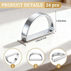 Suream Napkin Rings, Metal Napkin Ring - Image 2