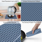 4 Pack Silicone Trivet Mat, Silicone Trivets - Image 4