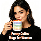 F This S Secret Hidden Message Coffee Mug, 11OZ Ceramic Orange Cup | Funny - Image 7