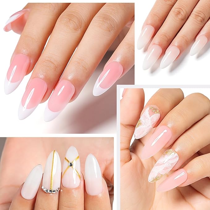 Nicedeco Hema Free No Wipe Gel Top Coat and Base Coat Set 2 Pcs 15ml Low Odor Cruelty Free Vegan Gel Nail Polish Glossy Shine Long Lasting Gel Base Top Coat
