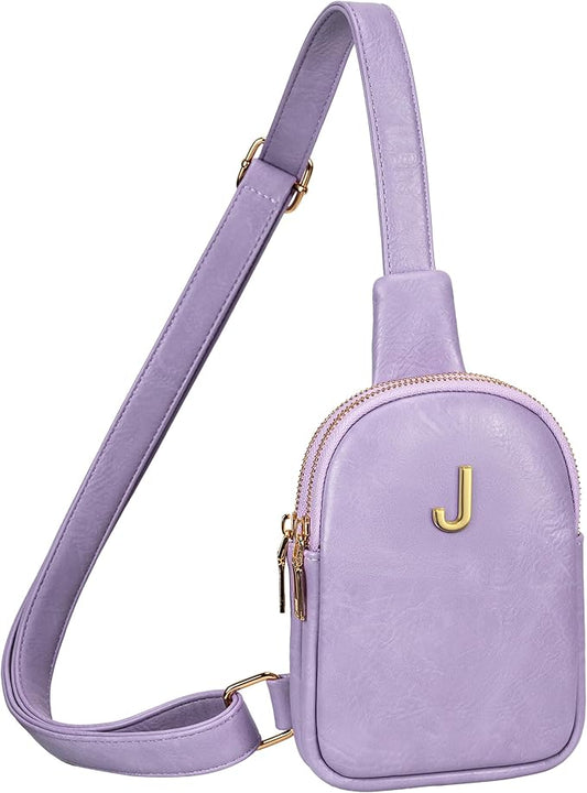 Gifts for Preteens Teen Girls, Sling Purse with Initial Letter for 8 9 10 11 12 13 14 15 16 Year Old Girls, Mini Crossbody Bags for Teen Girls, Tween Girls Trendy Stuff, Travel Essentials