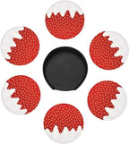 6 Pack Funny Strawberry Coaster - Image 3