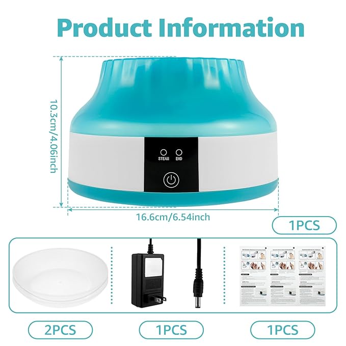 Electric Nail Soaking Bowl, Gel Nail Polish Remover, Soak Off Gel Polish Dip Powder Remover Tools, Acrylic Nail Remover Manicure Bowl for Nail Polish Or Gel Nail Polish
