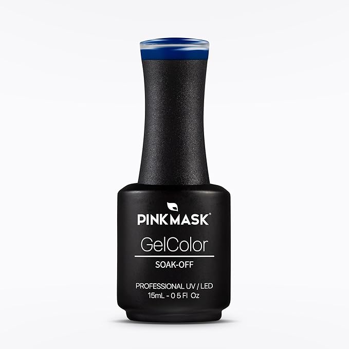PINK MASK Gel Color Nail Polish Moby Dick 15ml / o.5 oz - UV/LED Gel Polish, Non Wipe, Long Lasting, Soak Off Formula