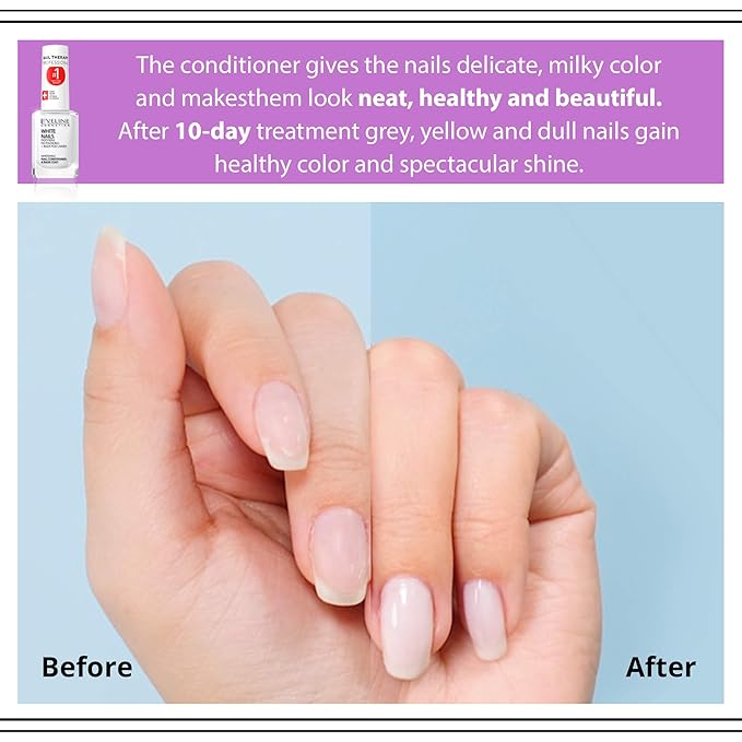 Eveline Cosmetics 3 In 1 Instantly Whiter Nail Whitener