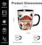 Mushroom Coffee Mugs, Color Changing Mug, 16oz | Ceramic Tea Cup - Image 3