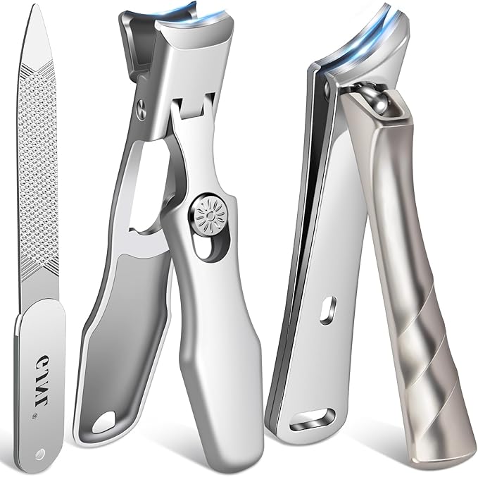 Mens Stocking Stuffers 2025, Toenail Clippers for Thick Toenails for Seniors, Wide Jaw Nail Clippers for Men, Heavy Duty Ingrown Toenail Clippers Nail Cutters, Stocking Stuffers Gifts for Men