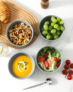 Cereal Bowls Set of 4, 24 oz Bowls - Image 2