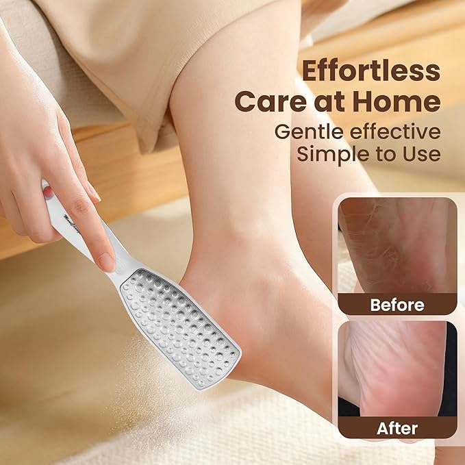 Foot File Foot Callus Remover, Foot Callus Remover, Durable Foot Scrubber, Pedicure Tools for Feet, Callus Remover for Feet, Foot File Callus Remover with Double Head Nail Files Home Manicure Tools