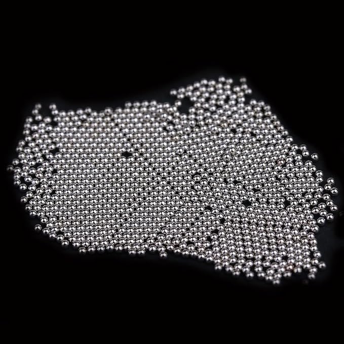 0.8mm Caviar Beads for Nails 6 Sizes Mini Small Stainless Steel Art Decorations Gun Grey Beads DIY Tool Nail Studs Accessories Gold Charms for Nails (Pink)