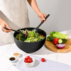 LOVYANXUE Salad Bowl with Lid, Nature Bamboo Mixing and Serving Bowl with Lid - Image 7