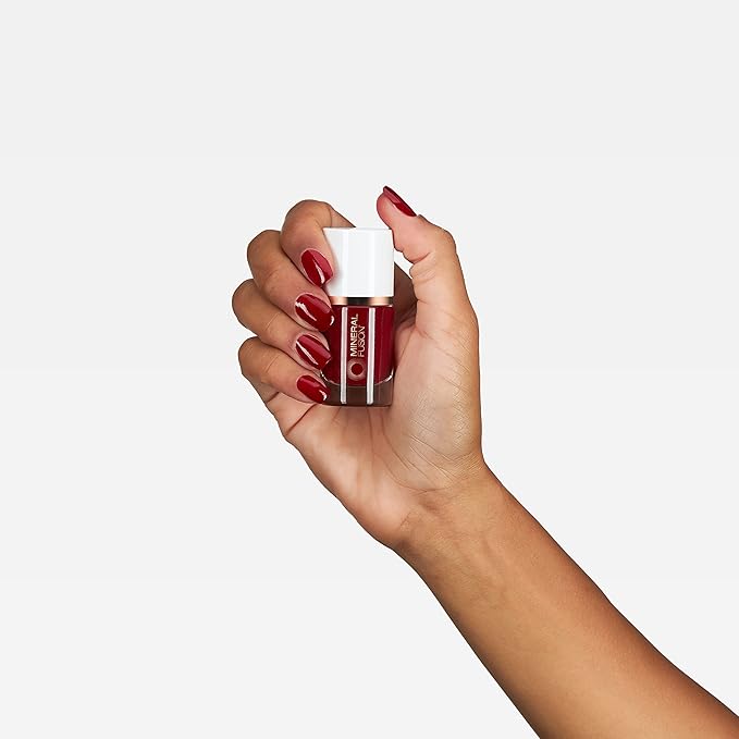 Mineral Fusion Nail Polish, Deep Red, Heart Throb Heart Throb 0.33 Fl Oz (Pack of 1)