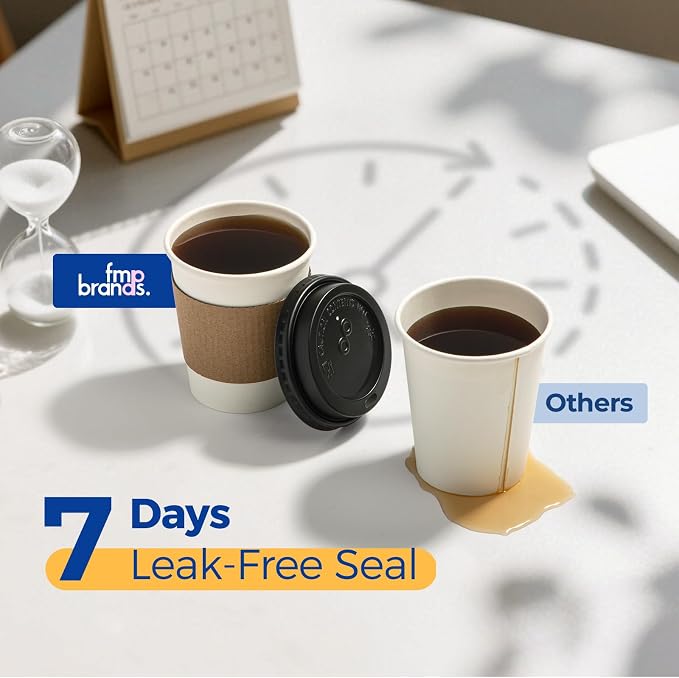 Fit Meal Prep 500 Pack 8 oz Disposable Coffee Cups - Image 4