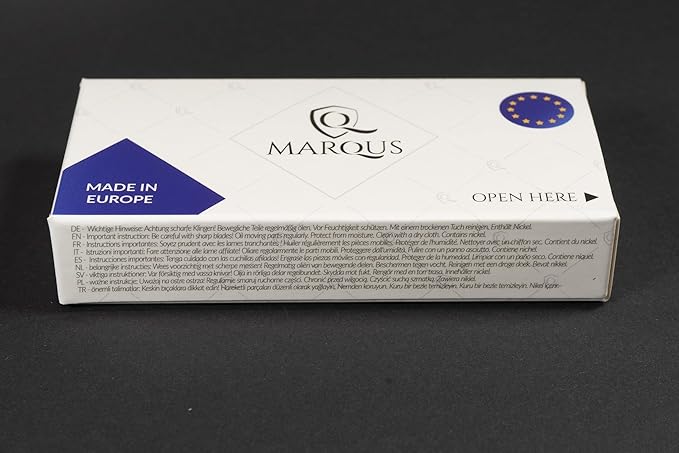 marQus manicure set 4-piece travel set with file from Solingen nail care set nail scissors set and nail set