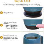 Nextmug Plus - Temperature-Controlled, Self-Heating Coffee Mug | – No App - Image 4