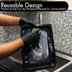 TRAYA Pack of 6 Serving Tray - Image 5