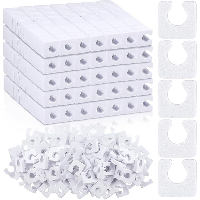 Mumufy 1000 Pcs Individual Toe Separators Bulk Soft Foam Comfortable Pedicure Toe Separators Dividers for Women Men Art Manicure Feet Nail Polish Painting Spa(White)