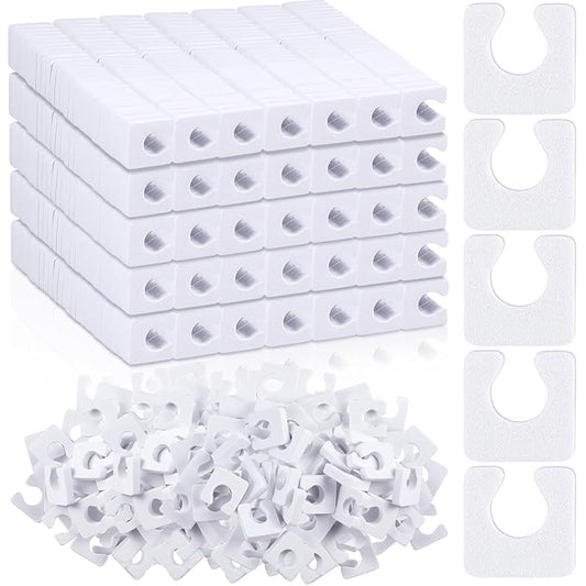 Mumufy 1000 Pcs Individual Toe Separators Bulk Soft Foam Comfortable Pedicure Toe Separators Dividers for Women Men Art Manicure Feet Nail Polish Painting Spa(White)