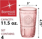 Bormioli Rocco Romantic Set Of 4 Tumbler Glasses, 11.5 Oz. Colored Crystal Glass - Image 3