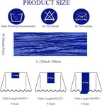 12Pack Royal Blue Cheesecloth Table Runner 20 x 120 inch Gauze Table Runner | - Image 3