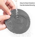 Faux Leather Drink Coasters - Image 4
